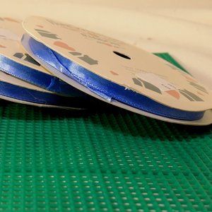 Home Sweet Home 5/8" Brite Blue Ribbon